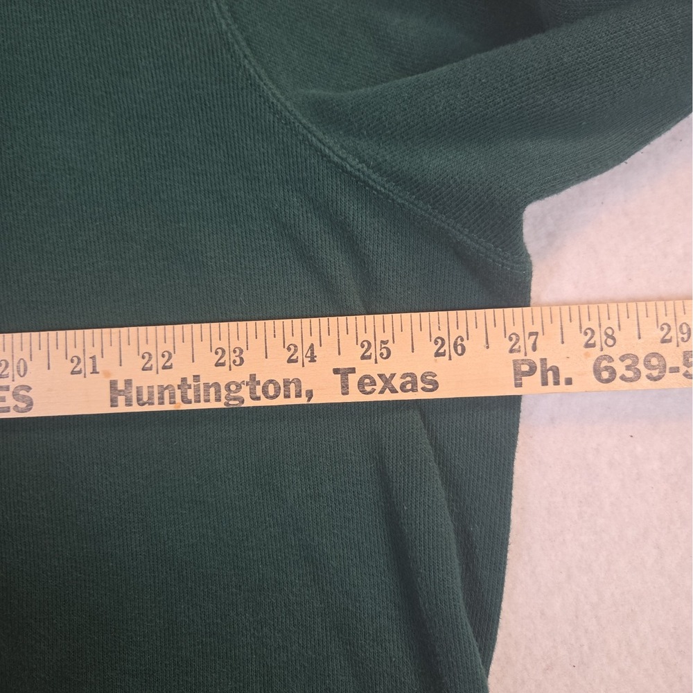 Polo Ralph Lauren Estate Rib 1/4 Quarter Zip Pullover Sweater Mens XL Green - Picture 9 of 11